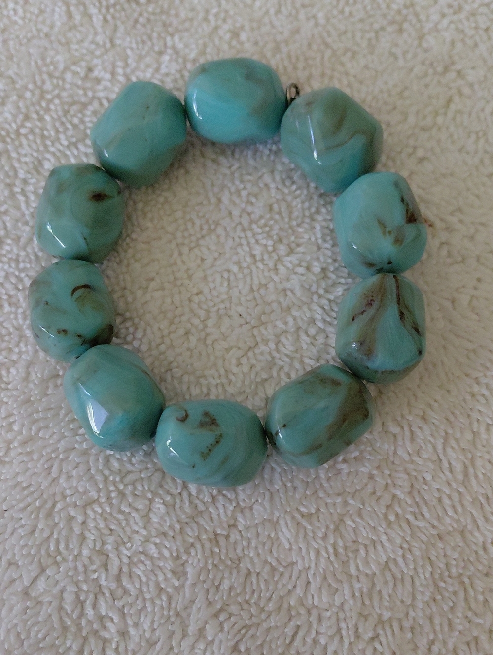 Tarina Tarantino Turquoise Beaded Stretch Bracelet - Women Jewelry